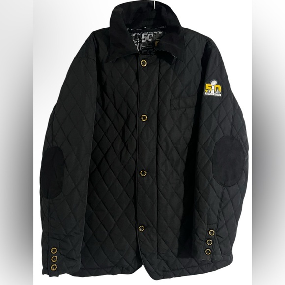 NFL Super Bowl 50 Special Edition Quilted 3in1 Jacket and Vest Set RARE - Picture 2 of 16